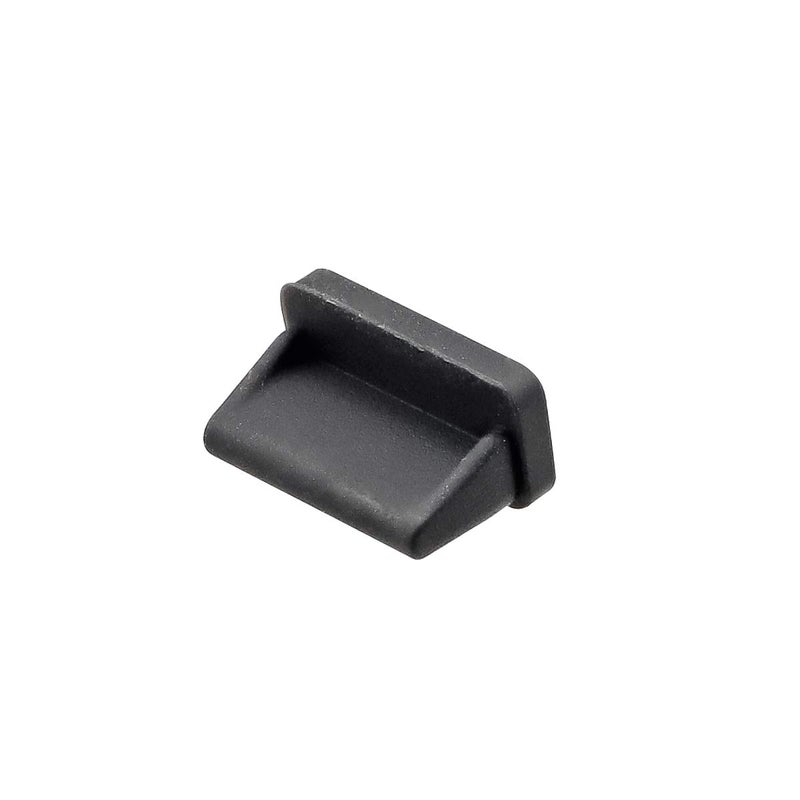 TOPPROS Pack of 20 Silicone USB Port Cover Anti Dust Protector for Female End0.5 x 0.3 x 0.24 inch Black - Image 3